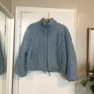 Urban Outfitters Fluffy Zip Up